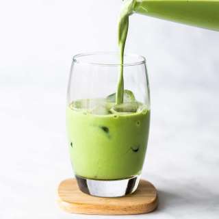 Blender Iced Matcha Latte