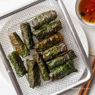 Vietnamese Pork Rolls in Wild Betel Leaves (Chả Lá Lốt)