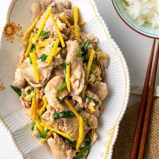 Scallion Ginger Pork Stir-fry