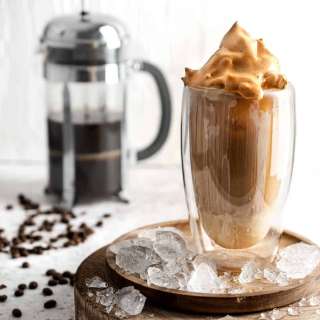 Condensed milk iced coffee