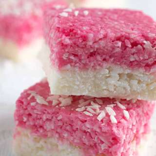 Easy Coconut Ice with condensed milk