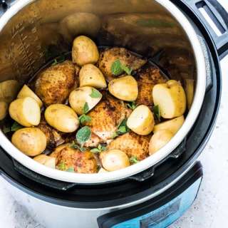 Mediterranean Instant Pot Chicken and Potatoes
