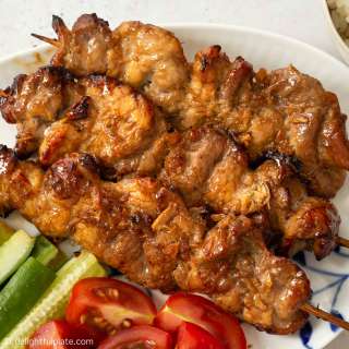 Ginger Pork Skewers (Air Fryer or Grill)