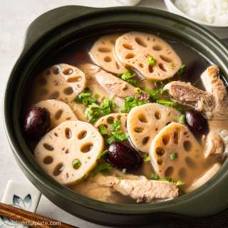 Lotus Root Soup with Pork Rib (Canh Suon Cu Sen)