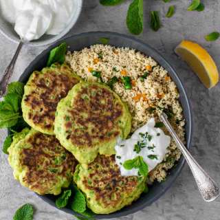 Easy Cheesy Pea Fritters