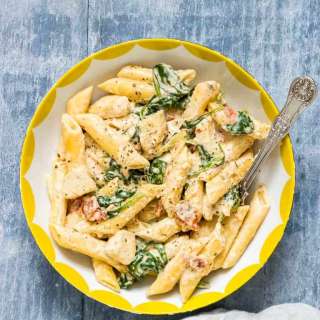 Creamy Instant Pot Tuscan Chicken Pasta