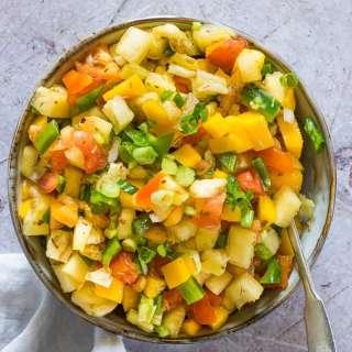 Easy Mango Pineapple Salsa
