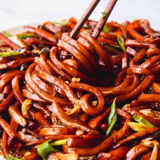 Vegetarian Yaki Udon Noodle Recipe