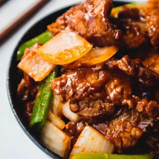 Beef & Onions Stir Fry