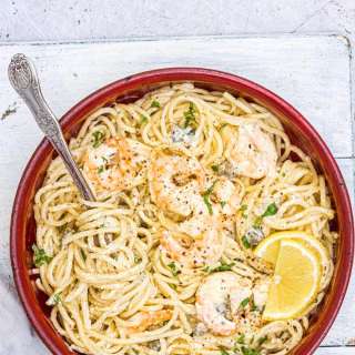 Instant Pot Shrimp Alfredo