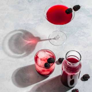 Blackberry simple syrup