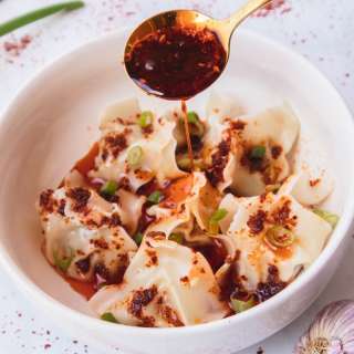 Homemade Chicken Wontons