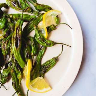 Blistered Japanese Shishito Peppers
