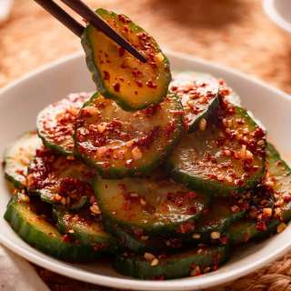 Spicy Korean Cucumber Salad - Oi Muchim