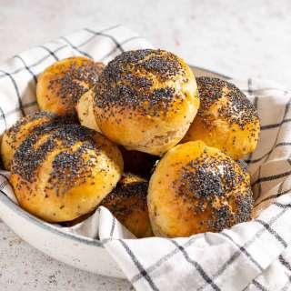 Rundstykker - Danish breakfast rolls