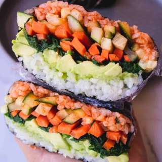 Spicy Veggie Onigirazu