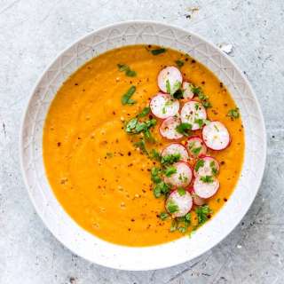 Mexican Spiced Instant Pot Cauliflower Soup