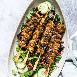Coconut Lime Grilled Chicken Skewers