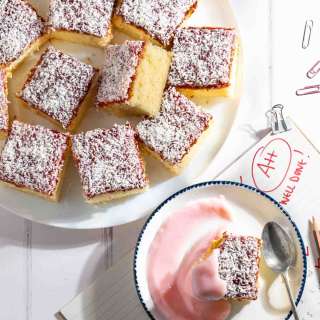 Jam and Coconut Sponge Recipe