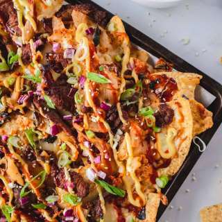 Bulgogi Kimchi Korean Nachos