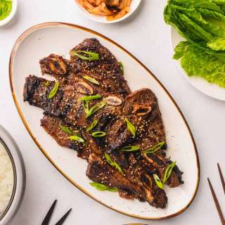 Korean Marinated Flanken Short Ribs - Kalbi