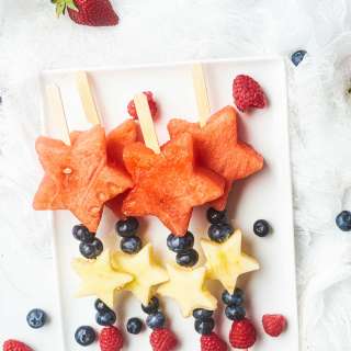 4th Of July Fruit Kabobs