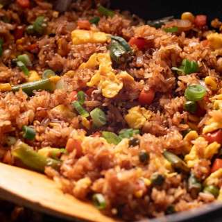Vegetable Fried Rice with Egg