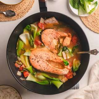 Sinigang na Salmon Belly