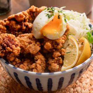 Chicken Karaage Don (Japanese Donburi)