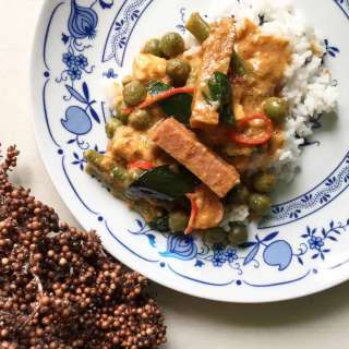 Thai Pork and Turkey Berry (Pea Eggplant) with Coconut Milk Curry Recipe