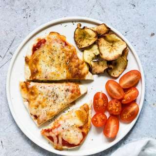 5 Mins Air Fryer Pita Bread Pizza