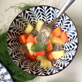 Japanese Konjac Jelly with Fruits (Vegan) (GF)