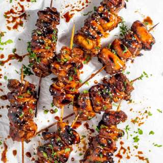 Chinese chicken on a stick