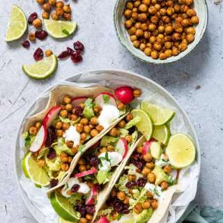 Air Fryer Chickpea Tacos