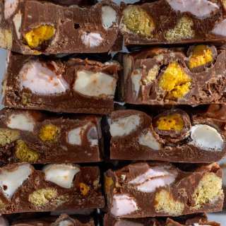 Easy Rocky Road Fudge
