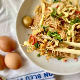 Authentic Singapore Dry Mee Siam Goreng