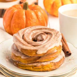 Air Fryer Pumpkin Pie Spiced Crullers