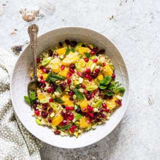 Couscous Salad With Orange And Pomegranate