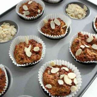 Vegan Banana Almond Flour Muffins