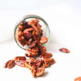 Air Fryer Honey Pecans