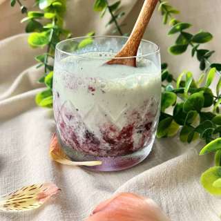 Blueberry Matcha Latte (Dunkin Inspired)