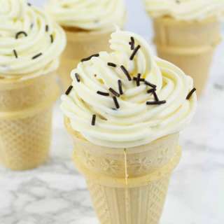 Vegan Ice Cream Cone Cupcakes