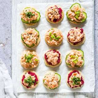 Salmon Blinis