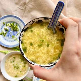 Corn Egg Drop Soup (10-min)