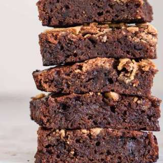 Peanut Butter Banana Brownies {Vegan}