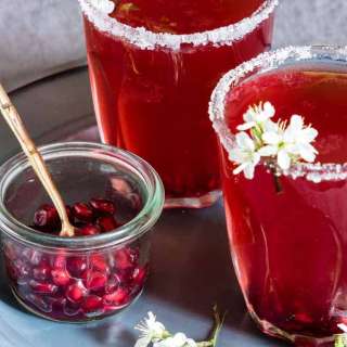 Pomegranate Martini.