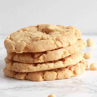 Gluten-Free Vegan White Chocolate Macadamia Cookies