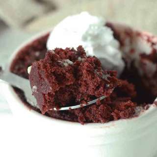 Vegan Red Velvet Mug Cake