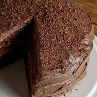 Eggless Chocolate Fudge Cake
