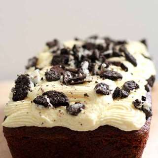 Vegan Oreo Loaf Cake